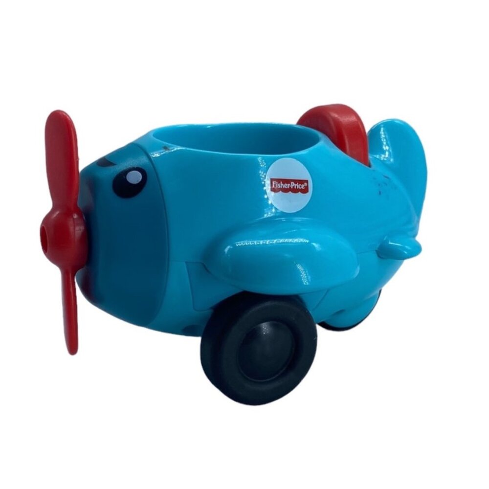 Fisher‎ Price Push Spin Airplane Toy Toddlers Vibrant High Quality Plastic